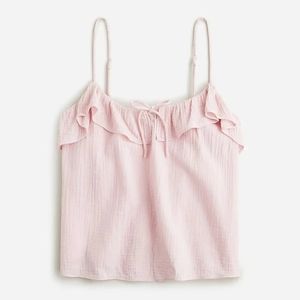 J. CREW Jason Ruffle Cami Top
